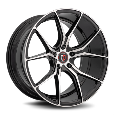 Curva C42 Black Machine Face wheel