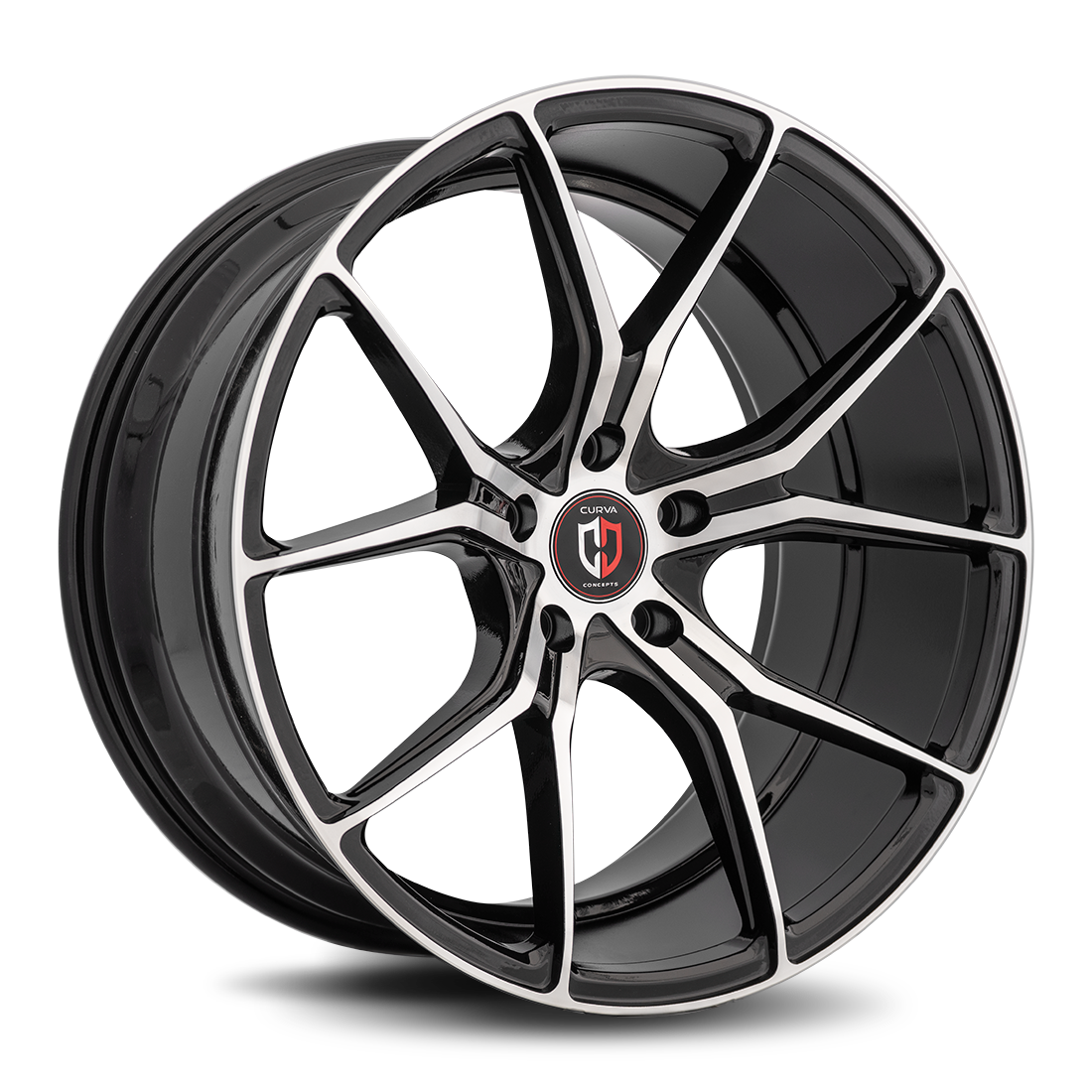 Curva C42 Black Machine Face wheel