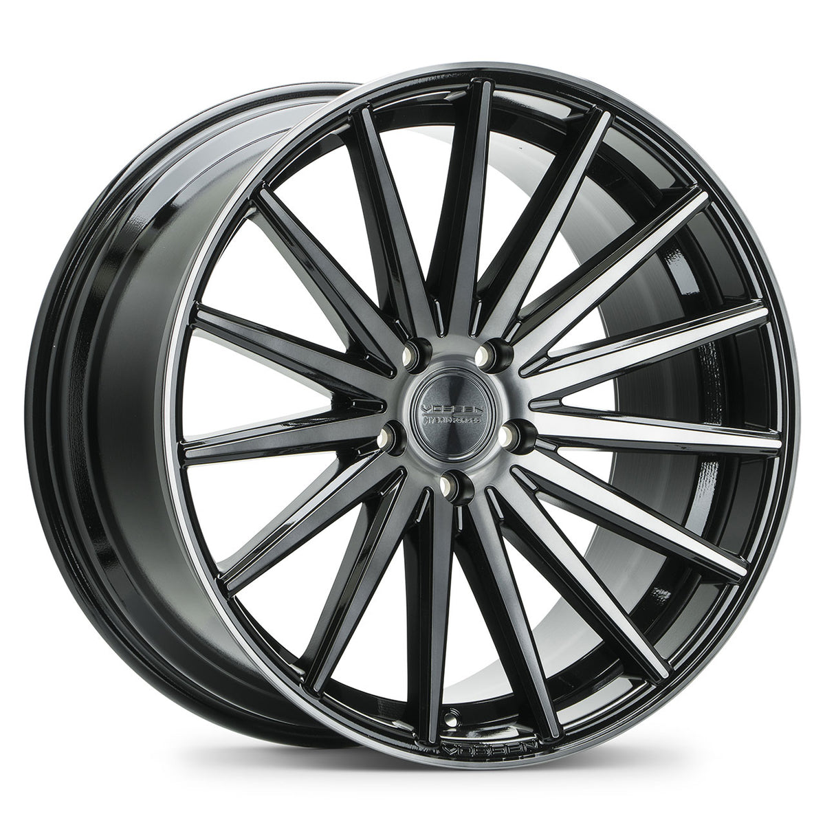 Vossen VFS-2 Black/Machined wheel