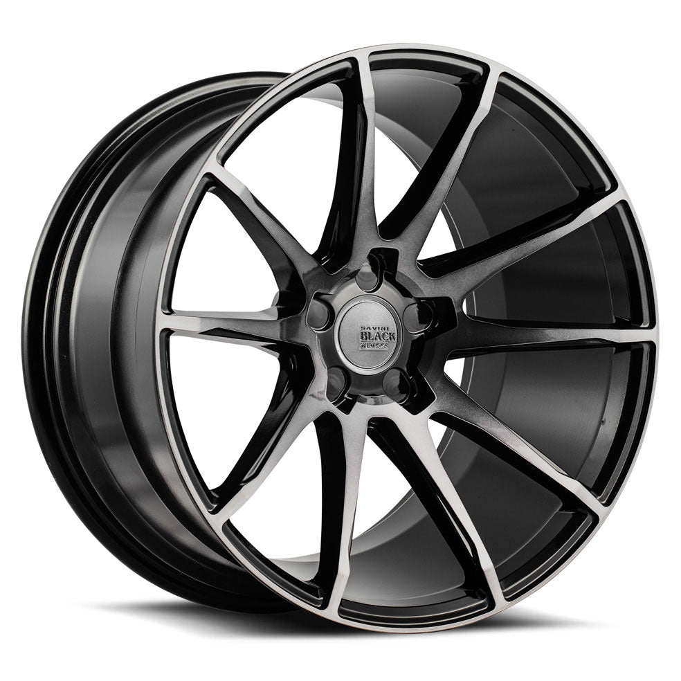 Savini BM12 Black/Machined wheel