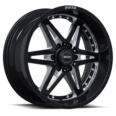 Sota Off Road DRAEGER 6 Black/Machined wheel