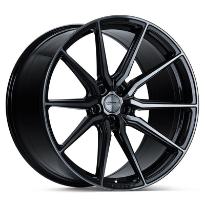 Vossen HF-3 Black/Machined wheel