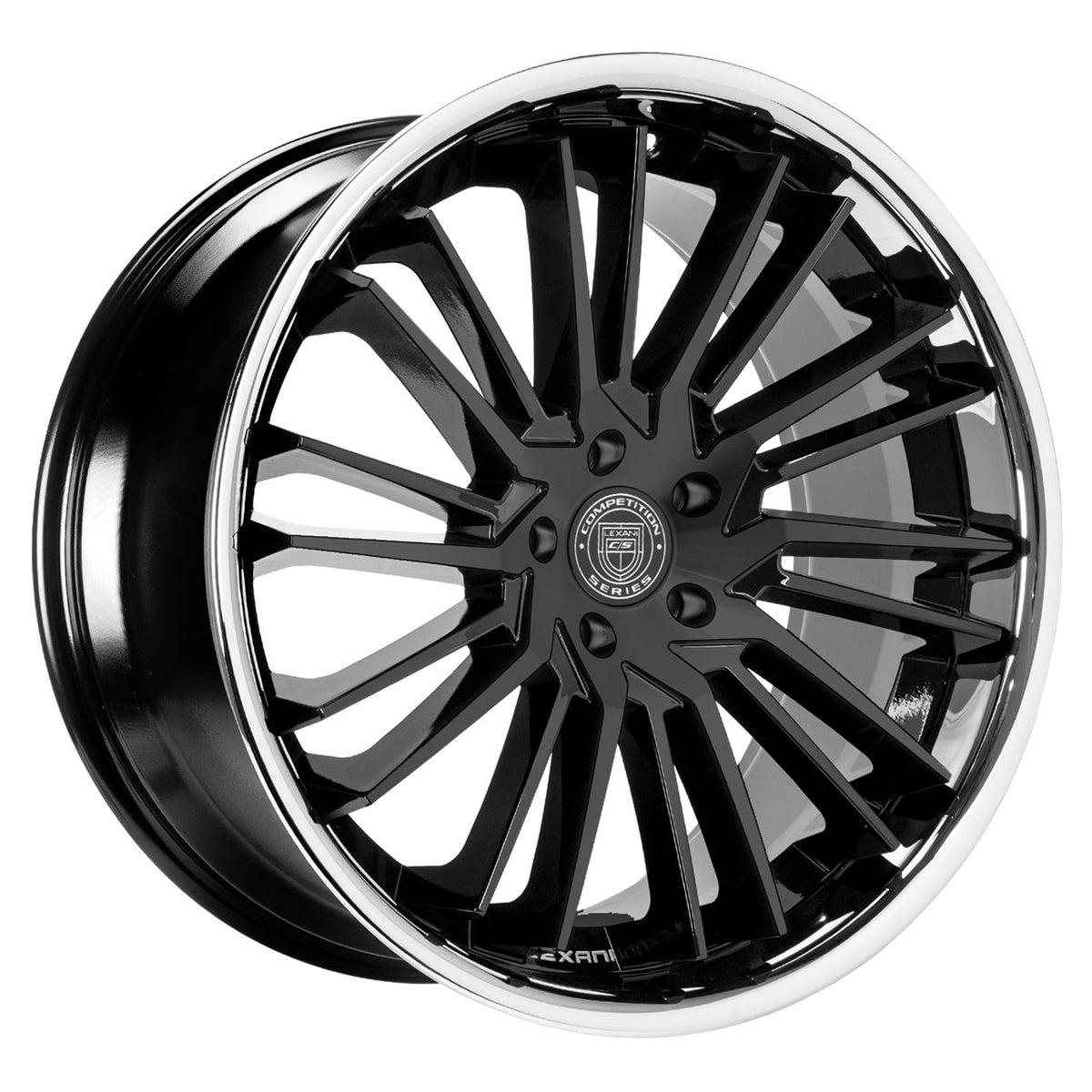 Lexani VIRAGE Black/Chrome wheel