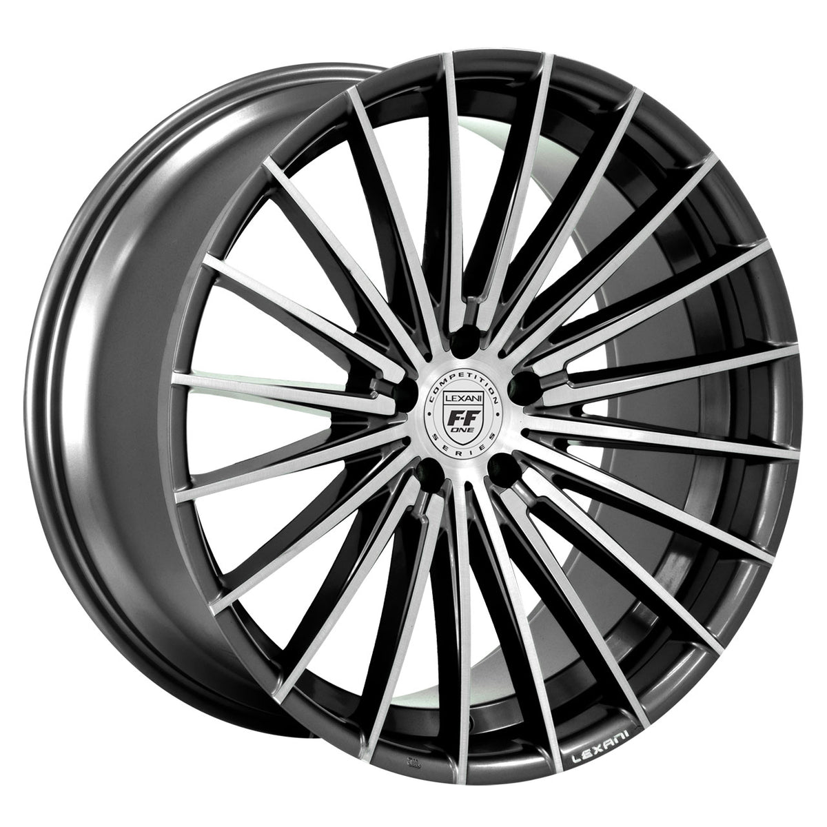 Lexani RESSA FF Black/Machined wheel