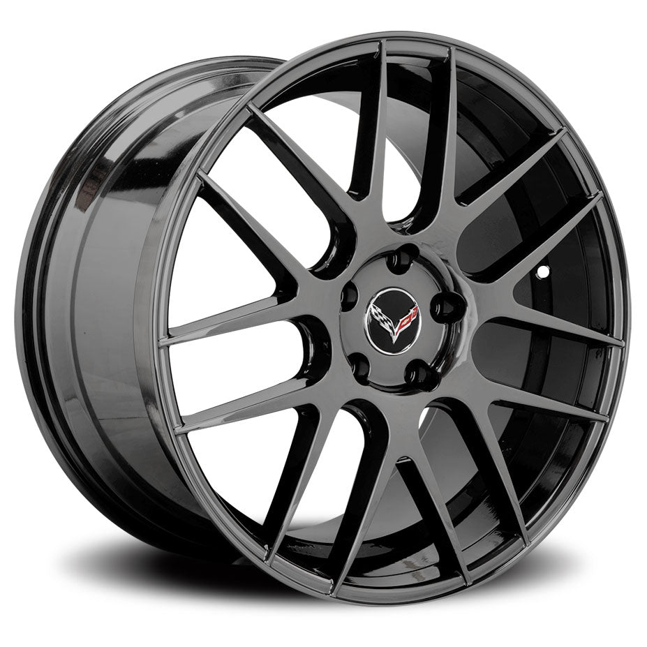 Lexani L-CC7 Black/Chrome/Platinum wheel