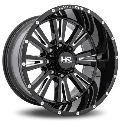 Hardrock H503 SPINE XPOSED Black/Machined wheel