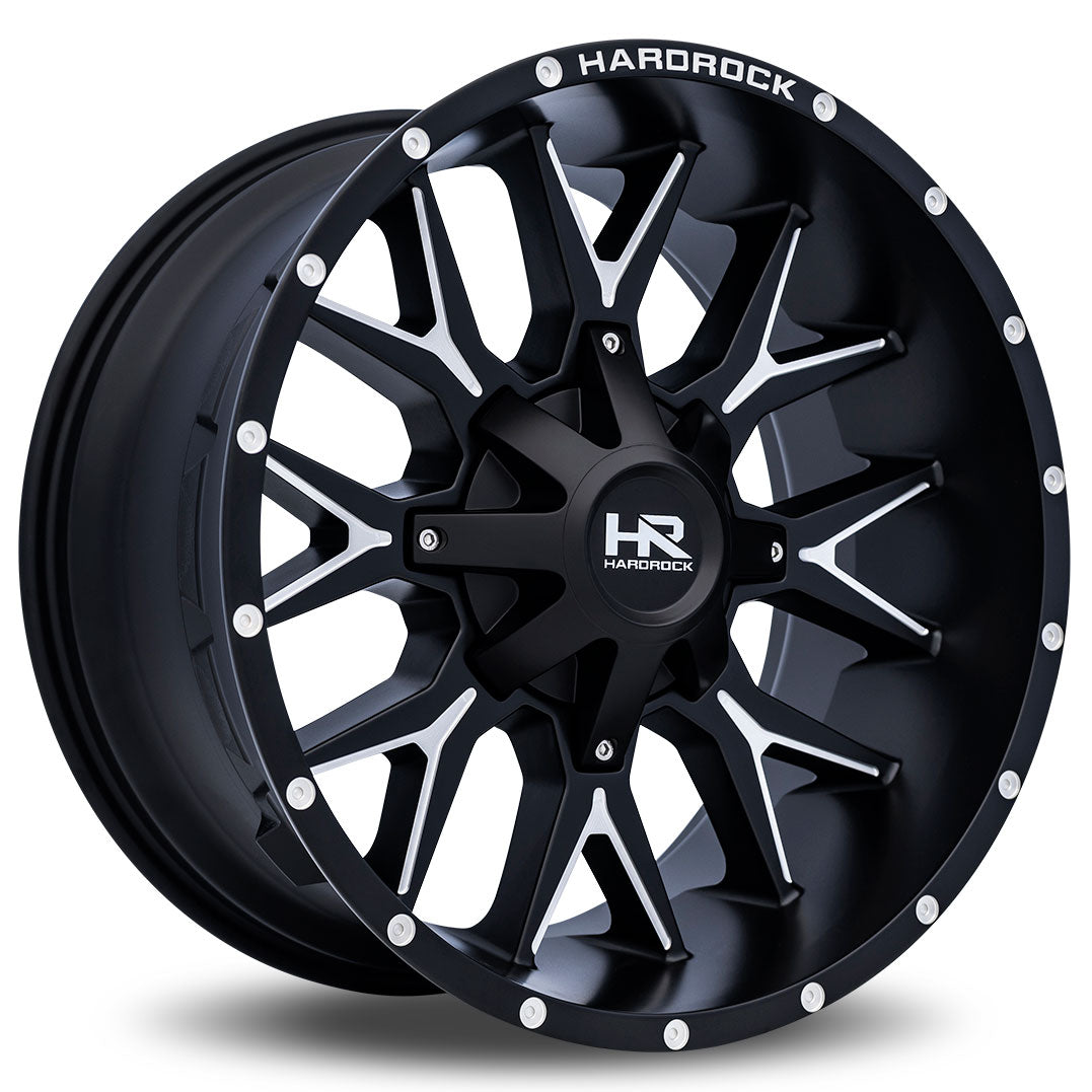 Hardrock H700 AFFLICTION Black/Machined wheel