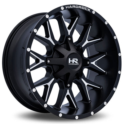 Hardrock H700 AFFLICTION Black/Machined wheel