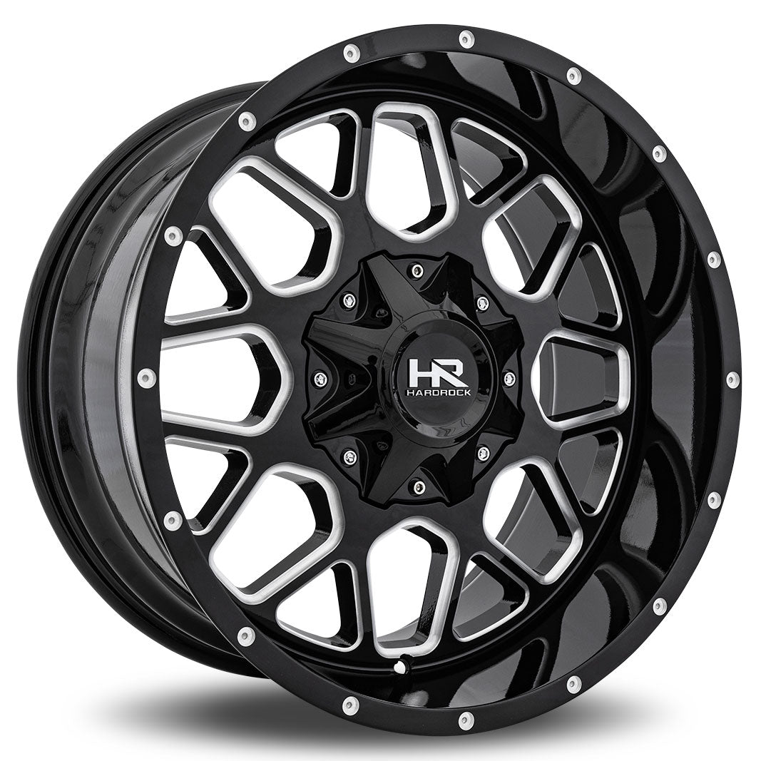 Hardrock H705 GUNNER Black/Machined wheel