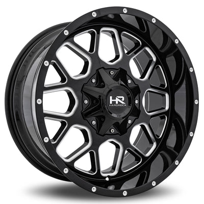 Hardrock H705 GUNNER Black/Machined wheel