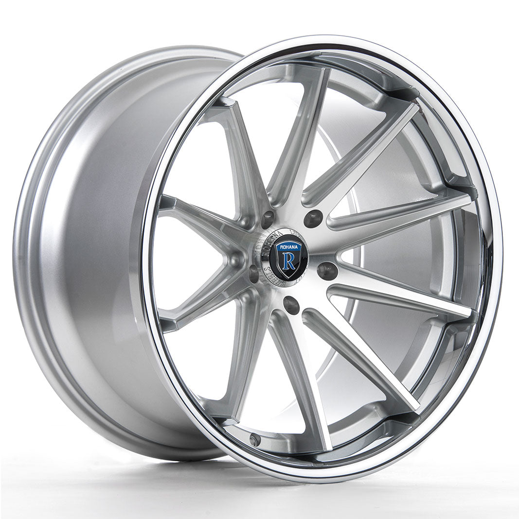 Rohana RC10 Silver/Machined/Chrome wheel