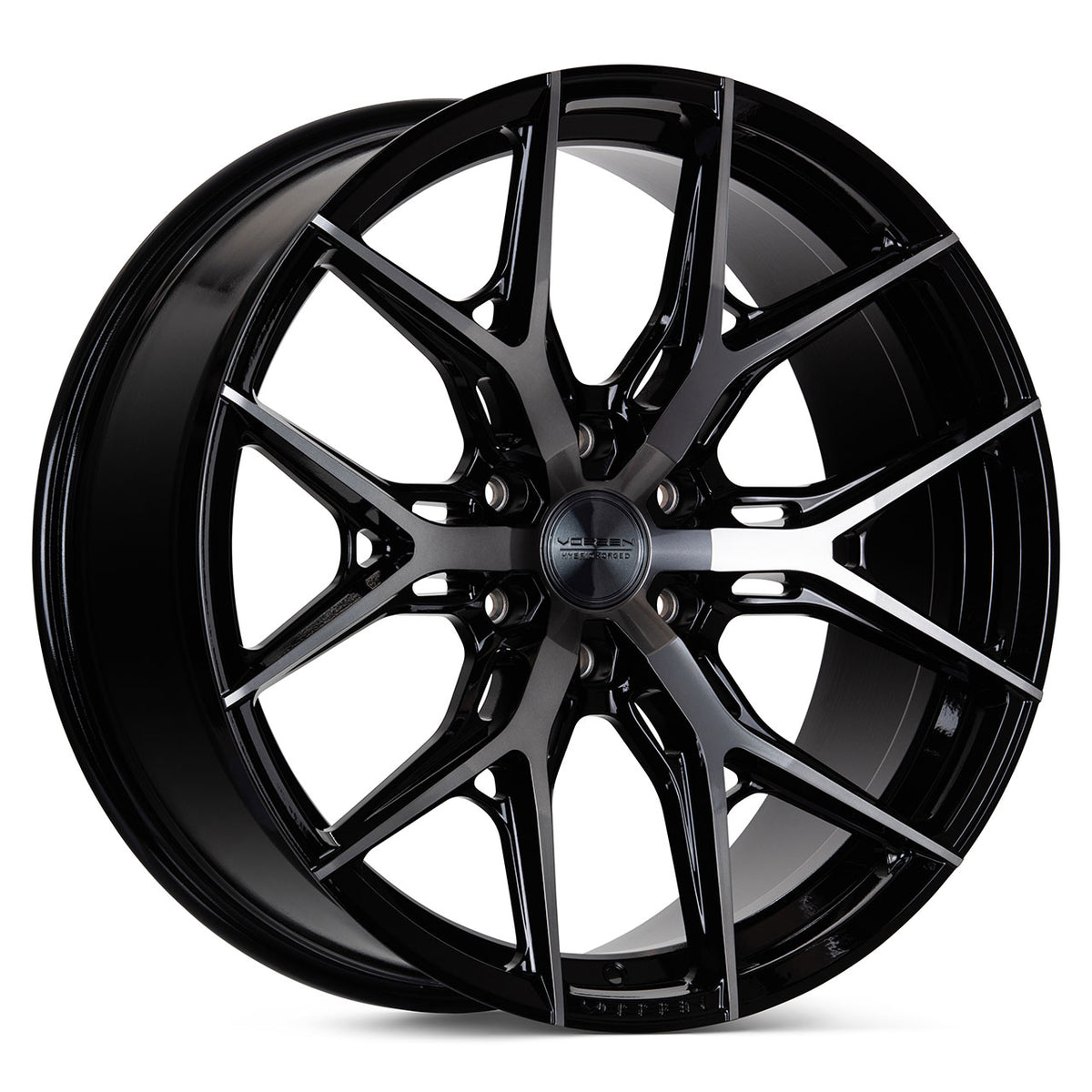 Vossen HF6-4 Black/Machined wheel