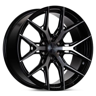 Vossen HF6-4 Black/Machined wheel