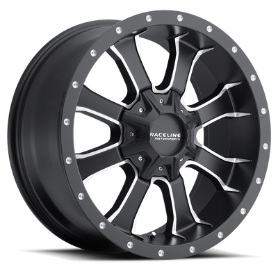 Raceline 927TM MAMBA Black Machined Face wheel