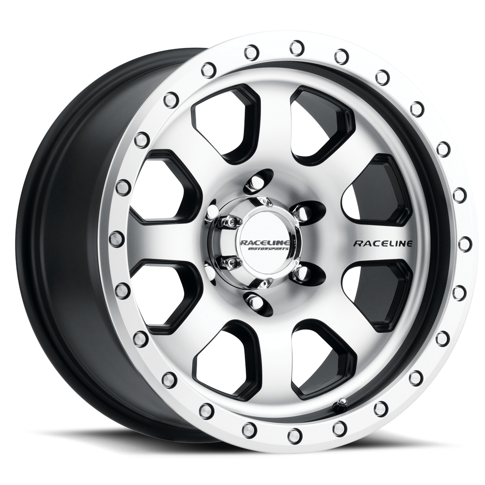 Raceline 929M AVENGER Black Machined Face wheel