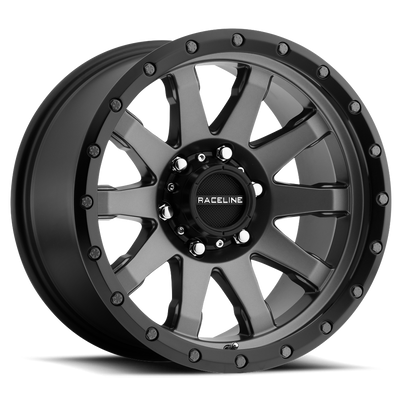 Raceline 934G CLUTCH Satin Gunmetal wheel