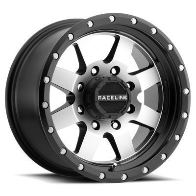 Raceline 935M DEFENDER Black Machined Face wheel