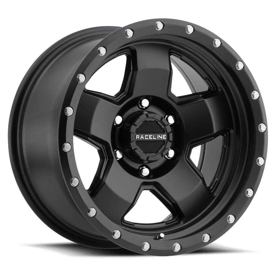 Raceline 937B COMBAT Satin Black wheel