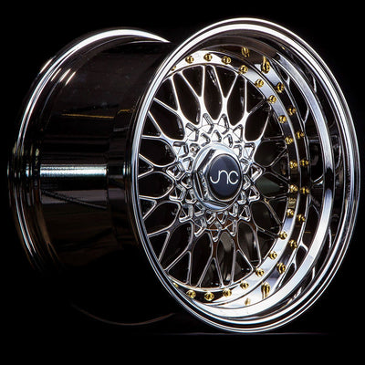 JNC JNC004 Platinum/Gold wheel