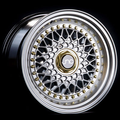 JNC JNC004S Silver/Machined/Gold wheel