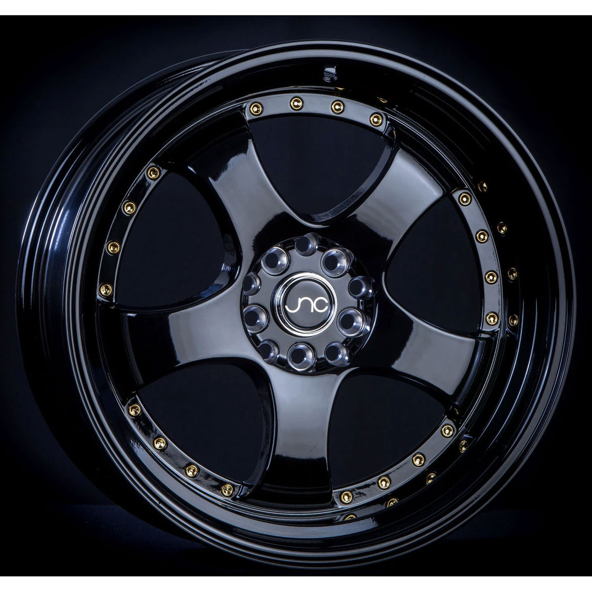 JNC JNC017 Black/Gold wheel