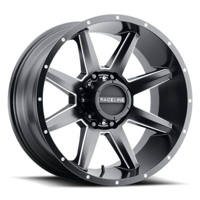 Raceline 954M STRYKER Satin Black Milled wheel