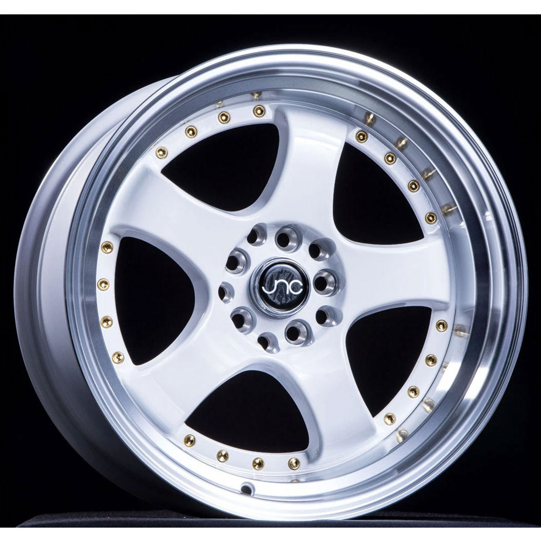 JNC JNC017 White/Machined wheel