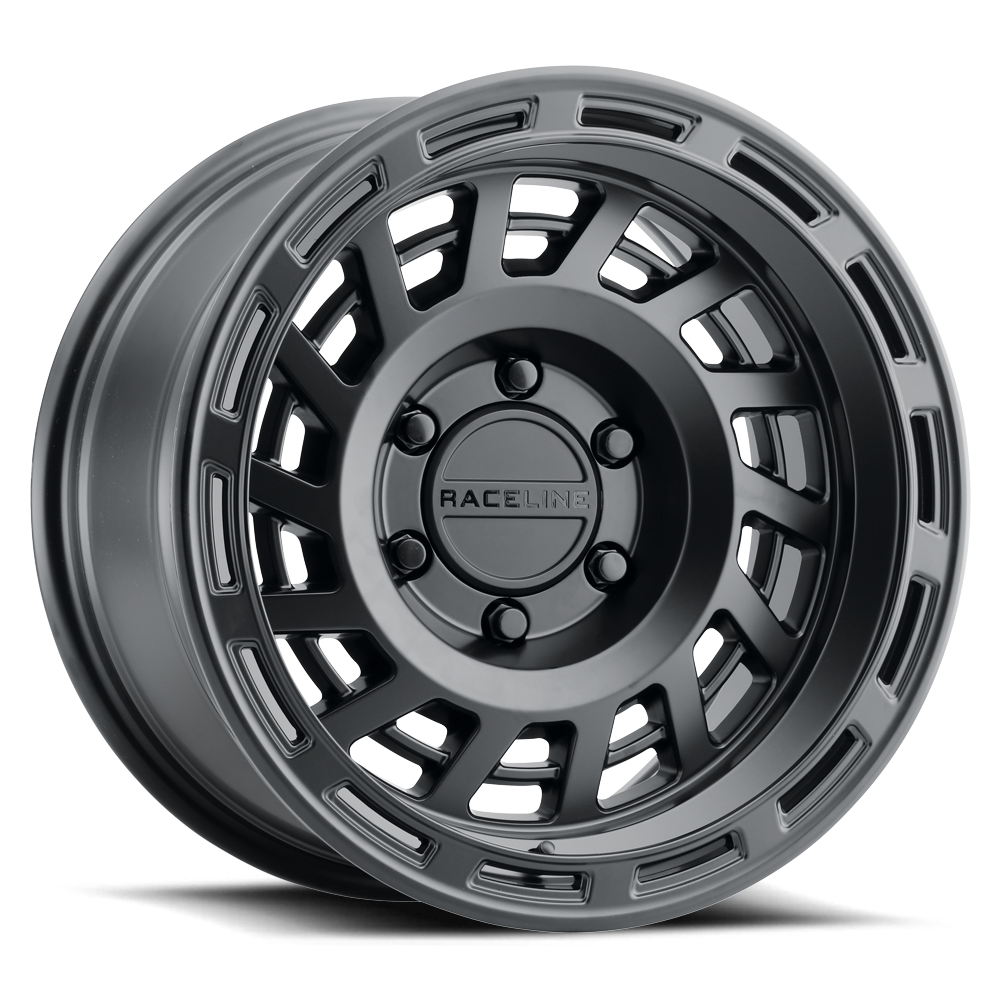 Raceline 957B HALO Satin Black wheel