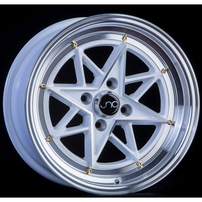 JNC JNC025 White/Gold wheel