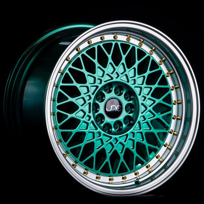 JNC JNC031 Green/Machined/Gold wheel
