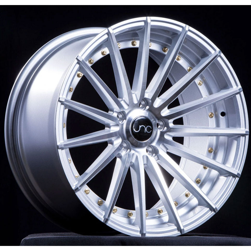 JNC JNC042 Silver/Machined/Gold wheel