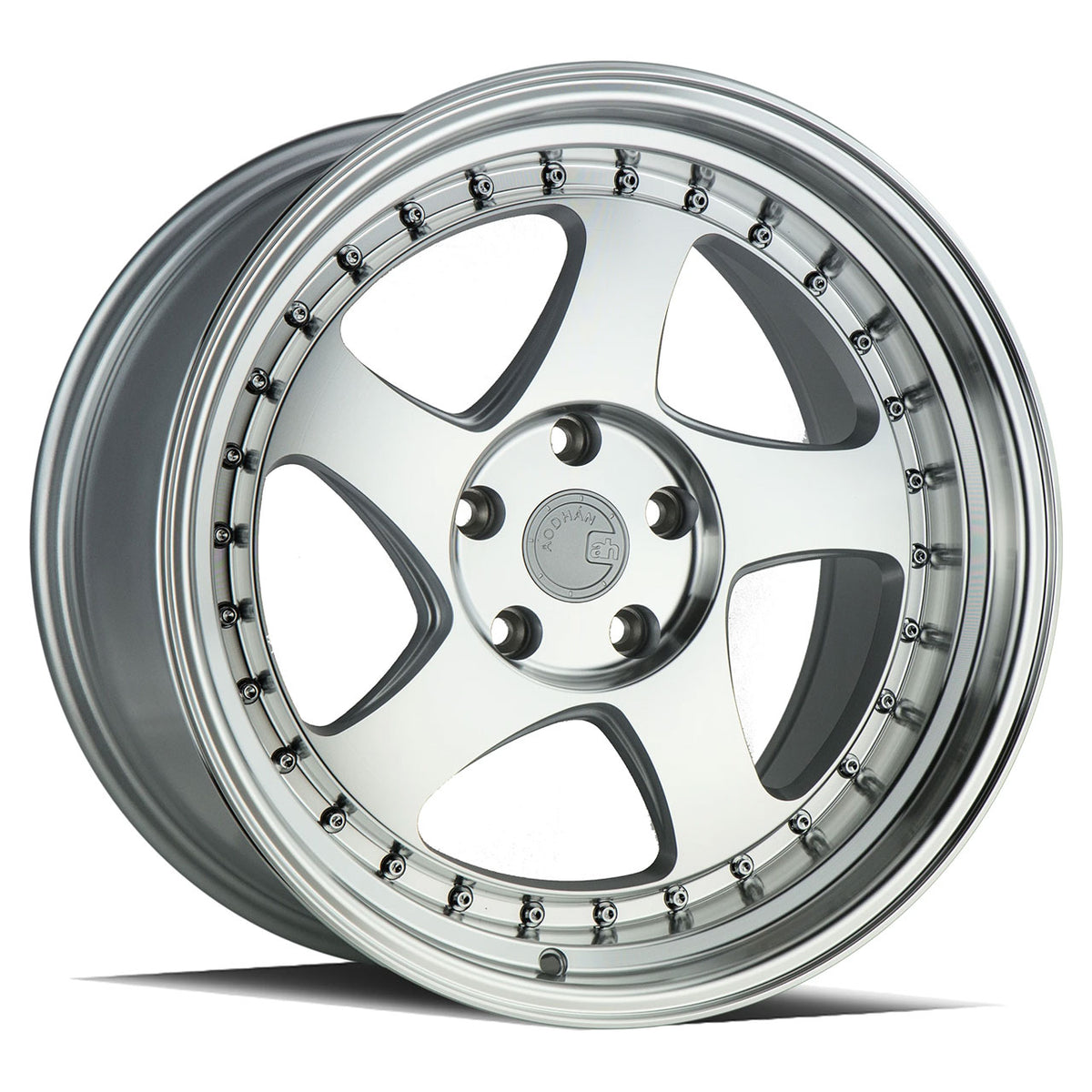 Aodhan AH01 Silver/Machined wheel
