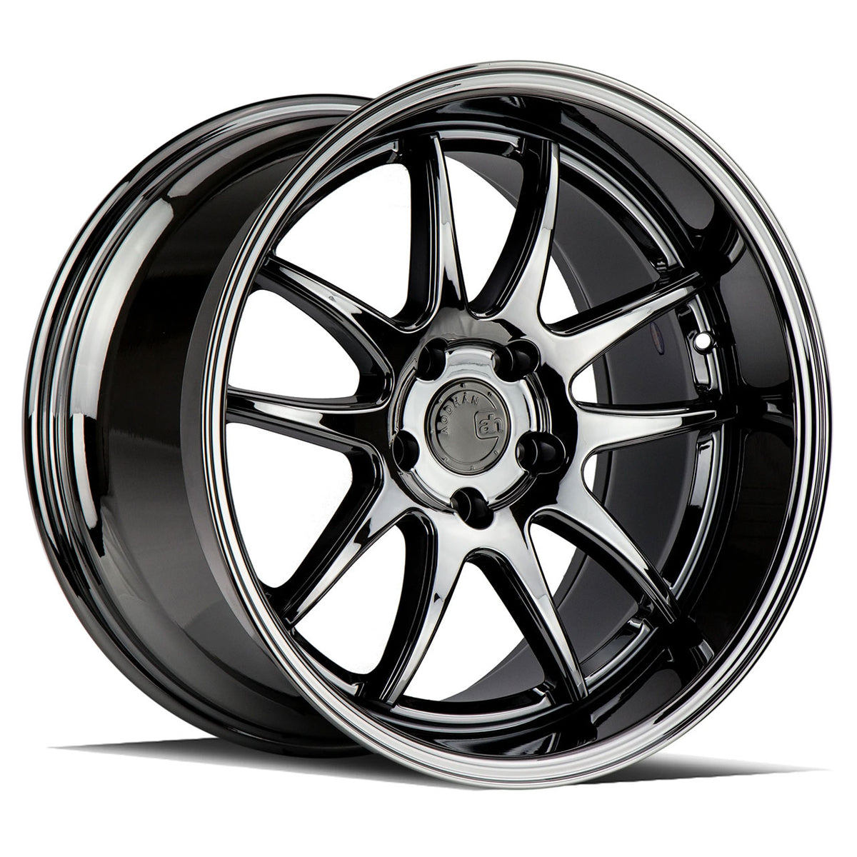 Aodhan DS02 Black/Chrome wheel