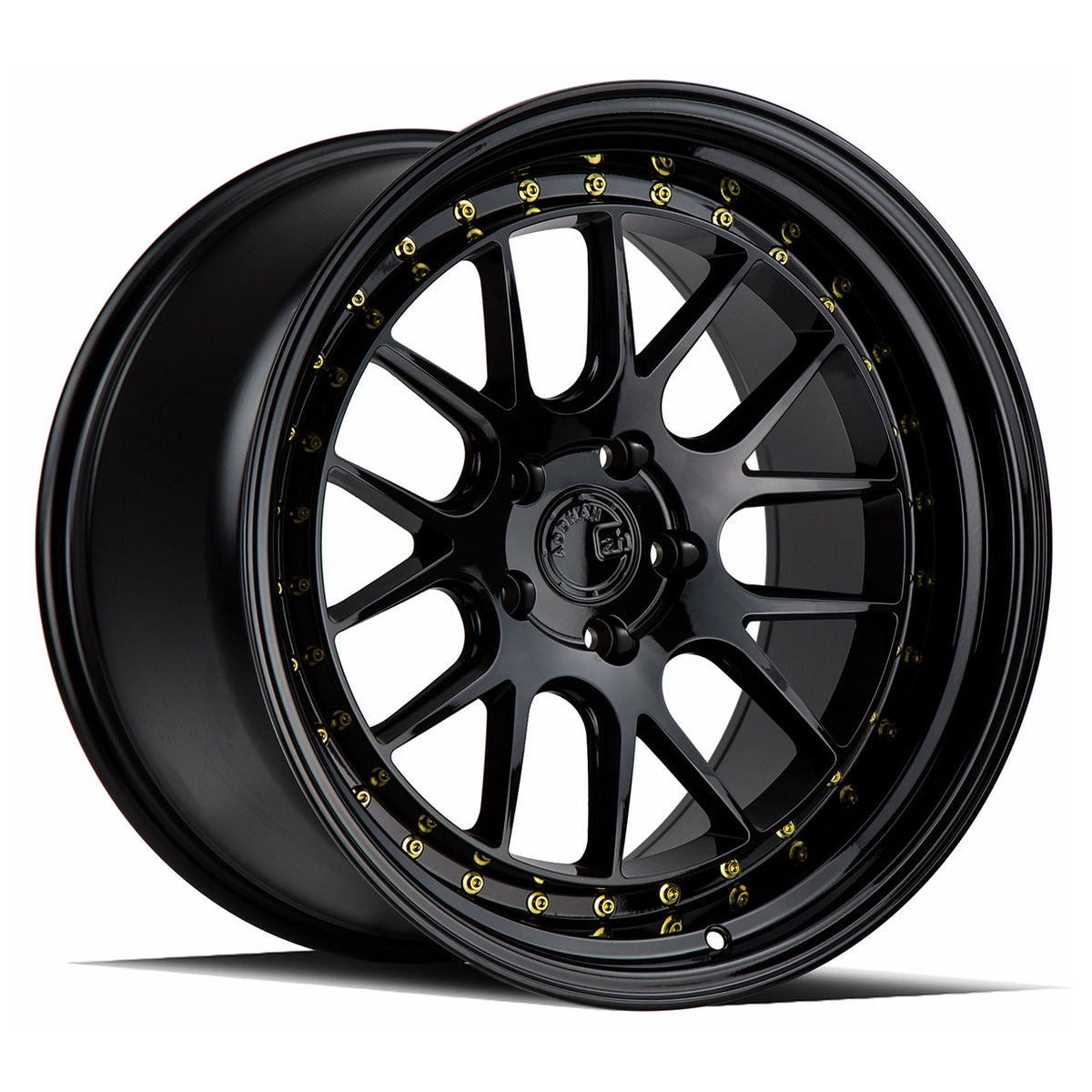 Aodhan DS06 Black/Gold wheel