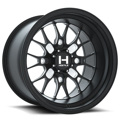 Hostile Forged HF11 BOOST UTV Black/Machined wheel