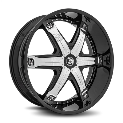 Diablo Fury FUR Gloss Black wheel