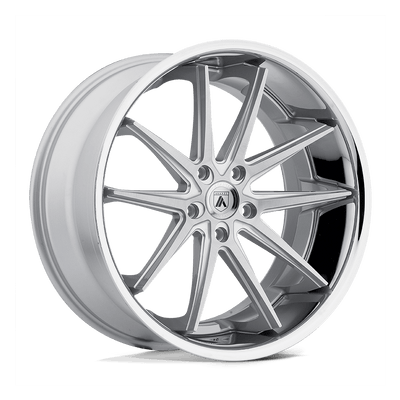 Asanti Black ABL-5 Silver wheel