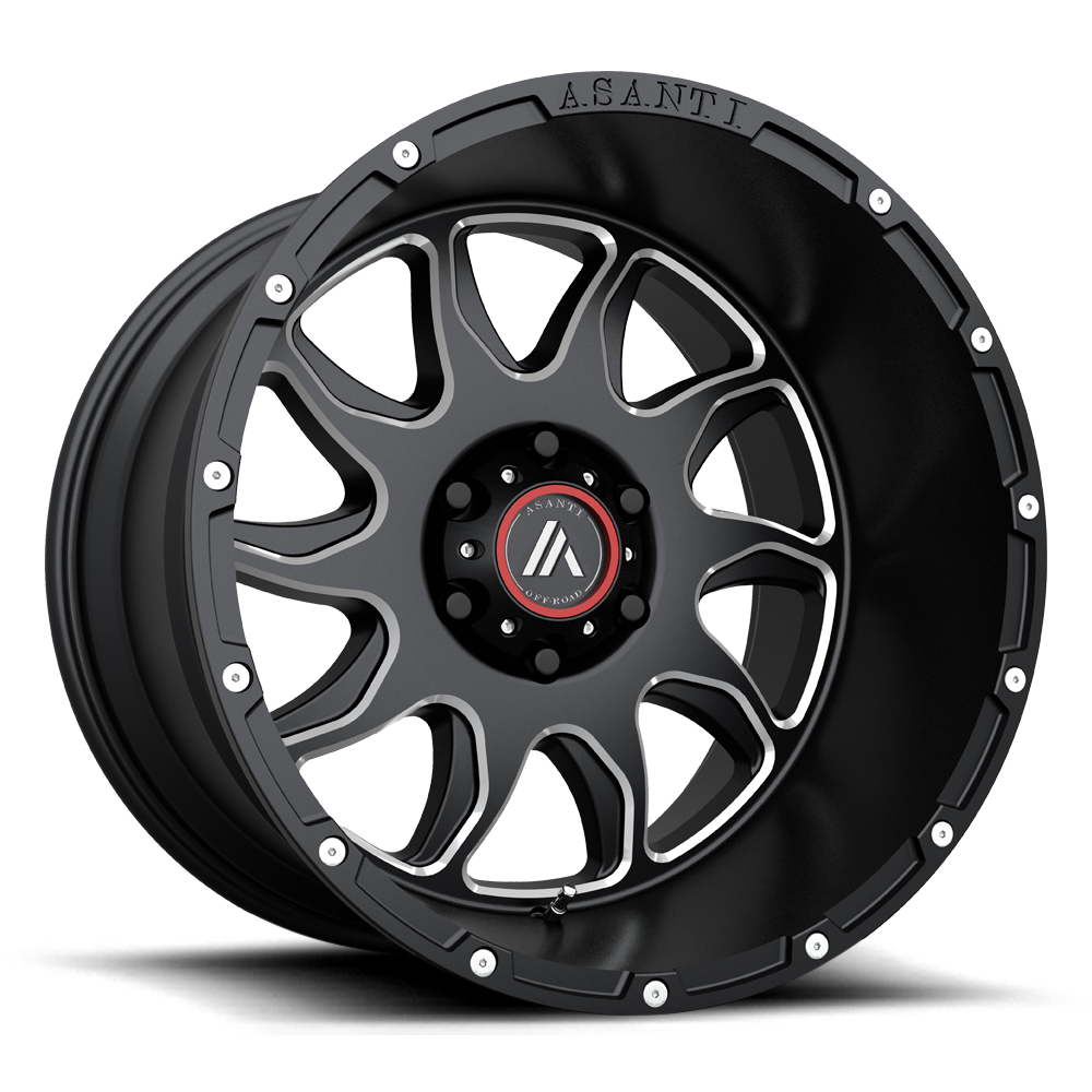 Asanti Off Road AB810 BALLISTIC Black wheel
