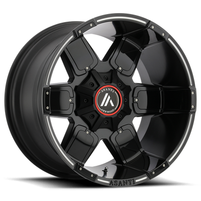 Asanti Off Road AB811 WARTHOG Black wheel