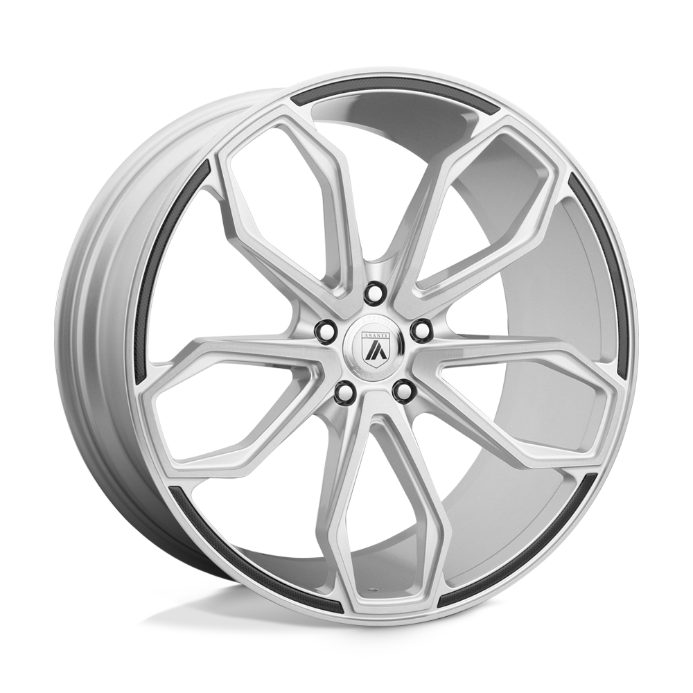 Asanti Black ABL-19 ATHENA Silver wheel