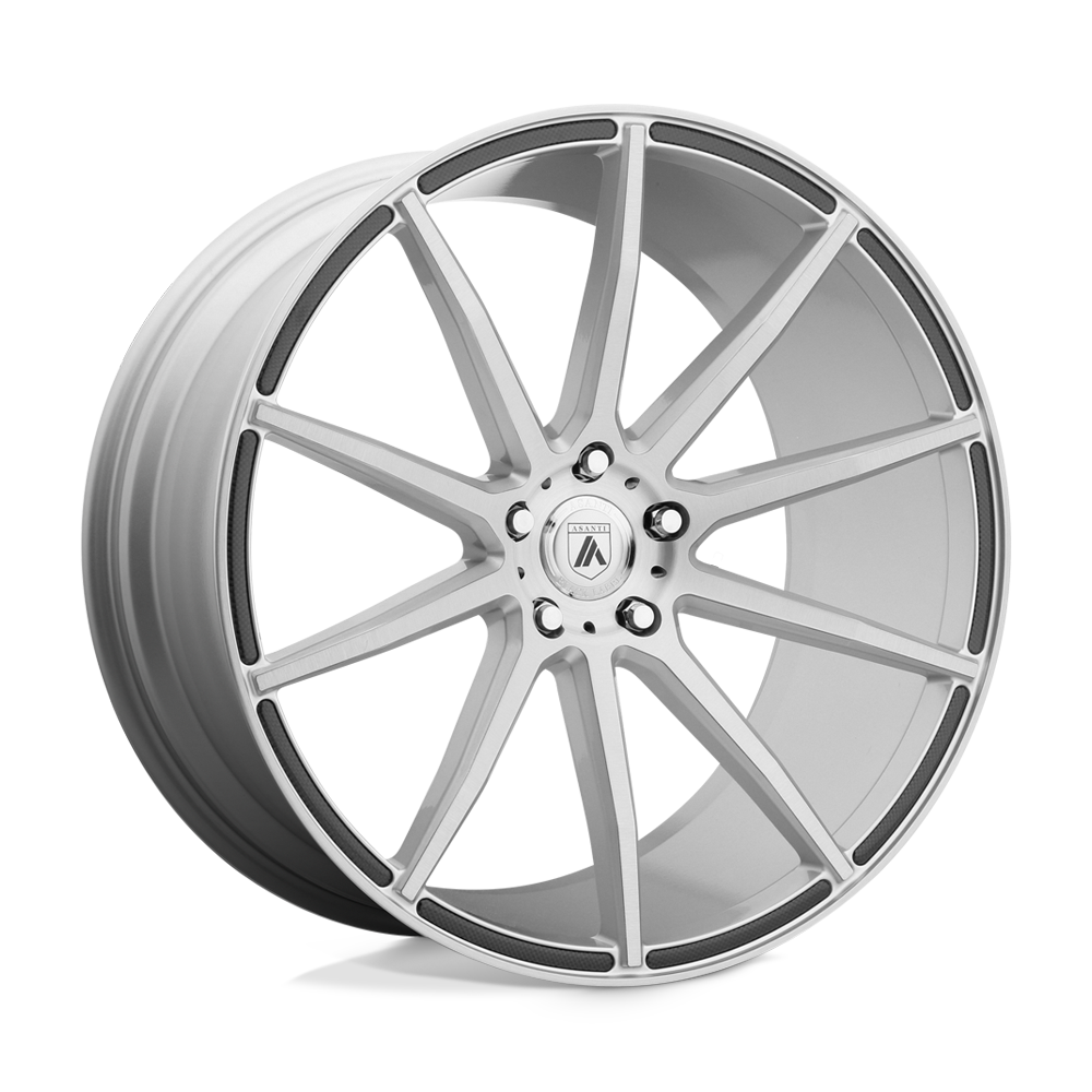 Asanti Black ABL-20 ARIES Silver wheel