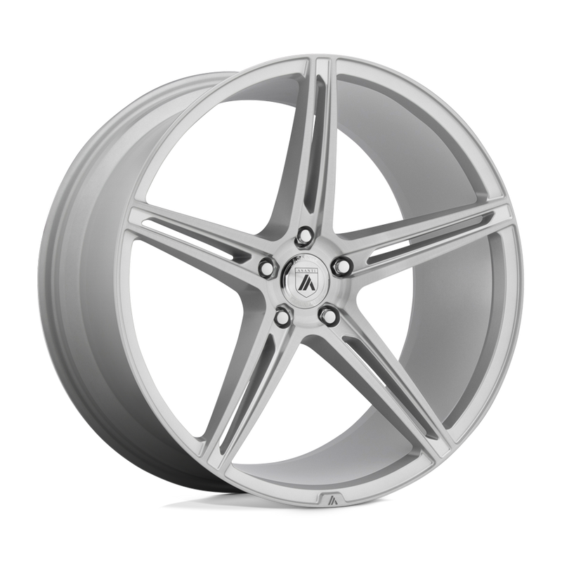 Asanti Black ABL-22 20x10.5 +20 Silver Brushed Spoke Faces premium wheel