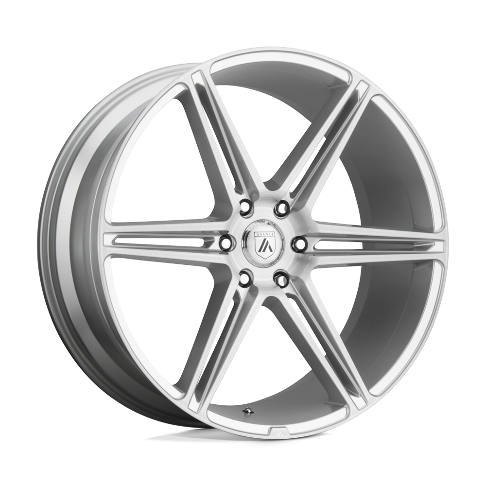 Asanti Black ABL-25 ALPHA 6 Silver wheel