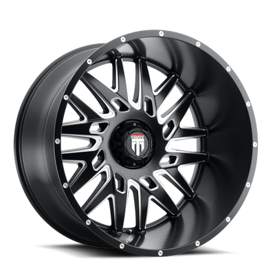 American Truxx DNA AT184 Satin Black Milled wheel