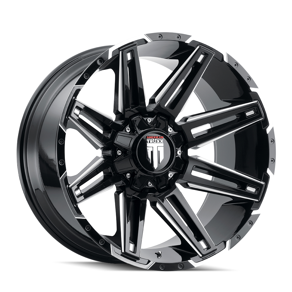 American Truxx BOOM AT1903 Gloss Black Milled wheel