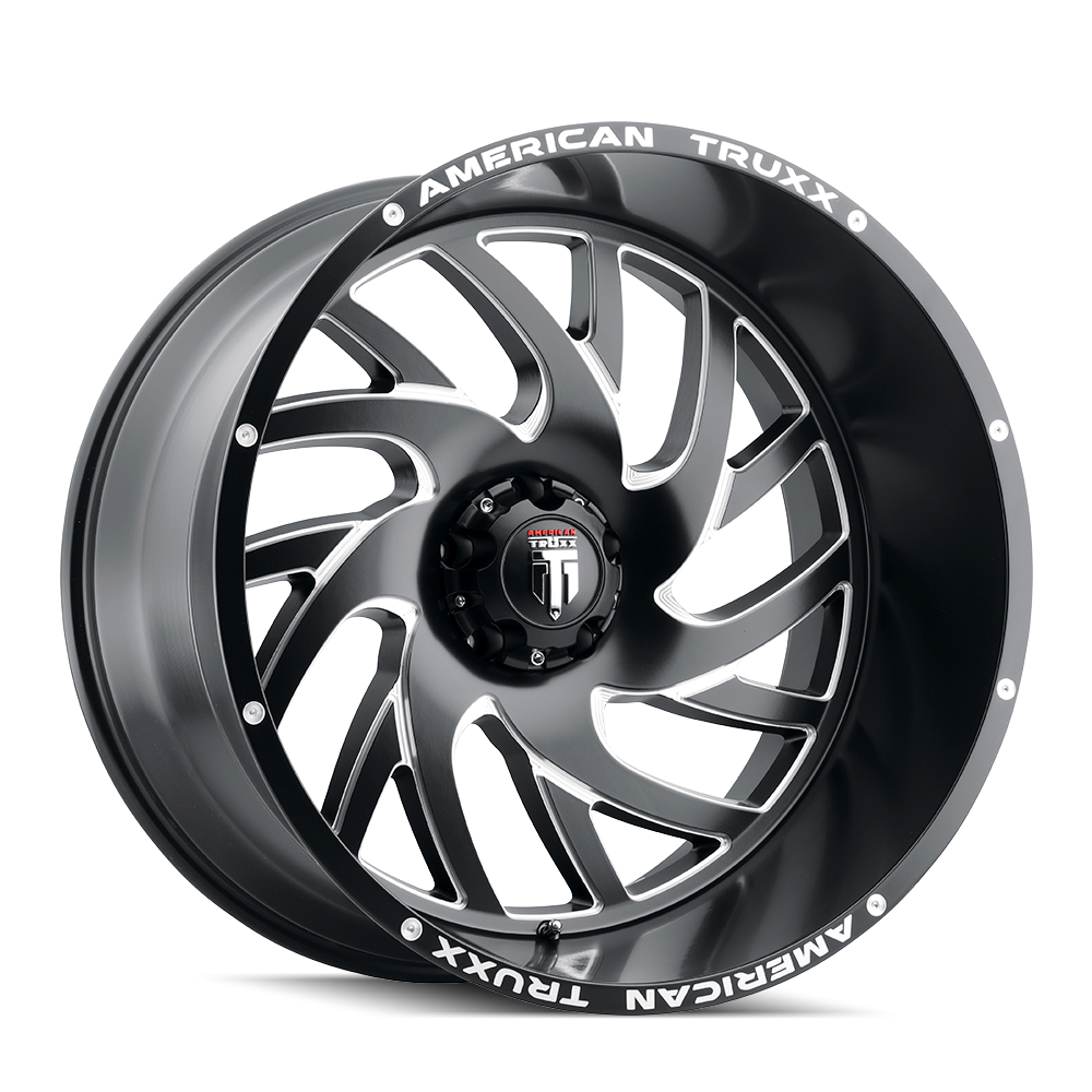 American Truxx XCLUSIVE AT1907 Satin Black Milled wheel
