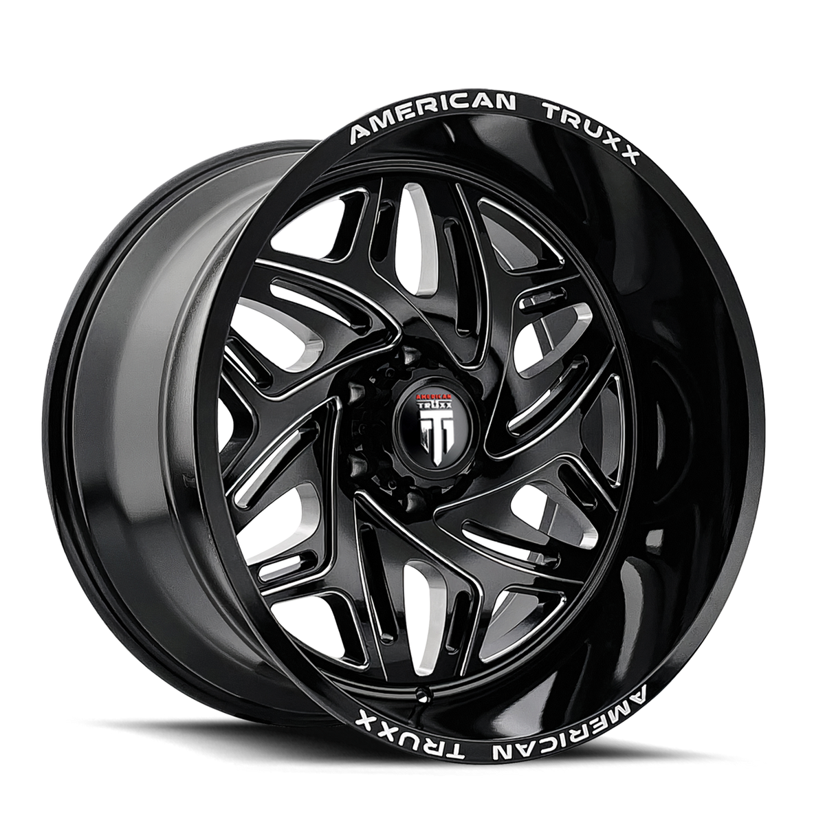 American Truxx EUPHORIA AT1914 Gloss Black Milled wheel