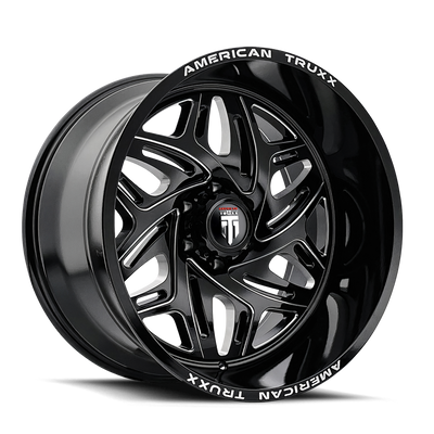 American Truxx EUPHORIA AT1914 Gloss Black Milled wheel