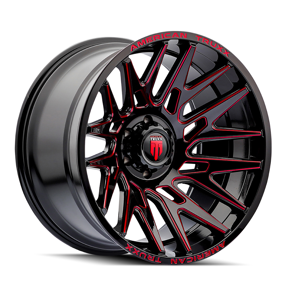 American Truxx EVOLUTION AT1919 Black Prizm Red wheel
