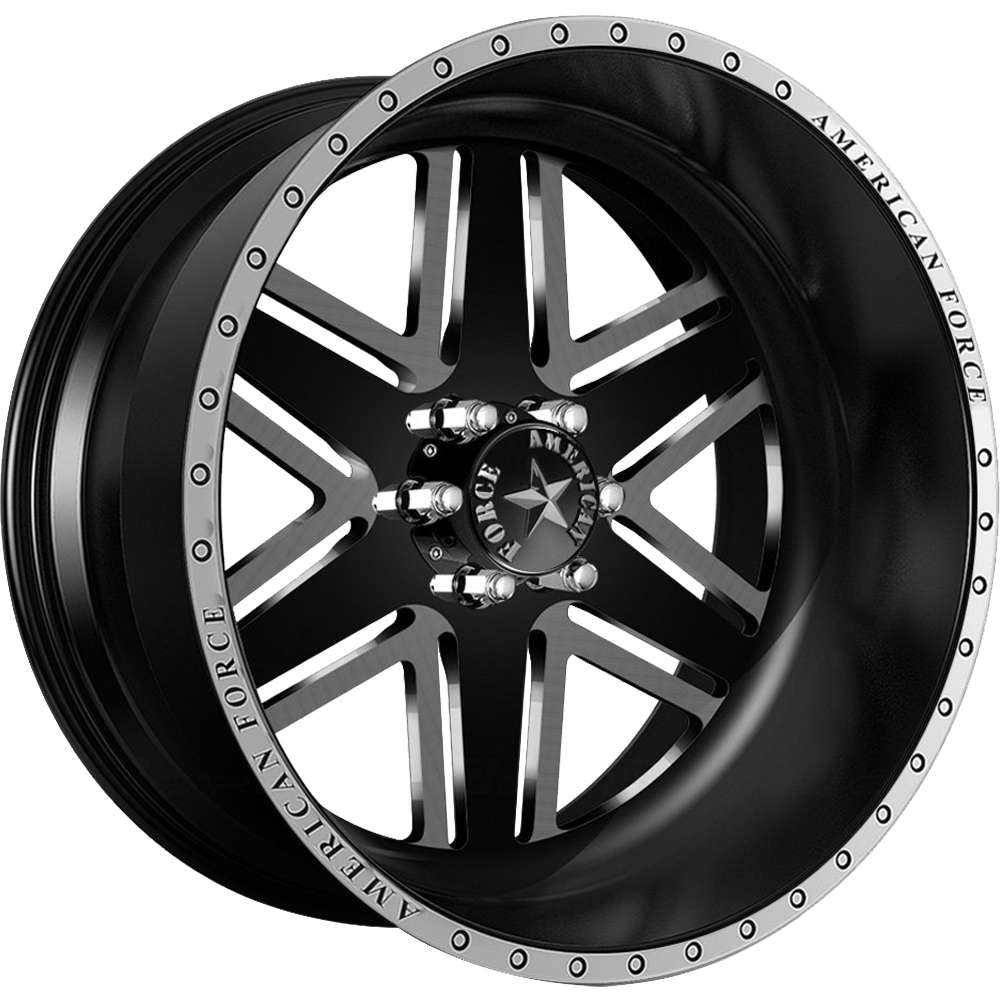 American Force Ambush SF Black Machined wheel
